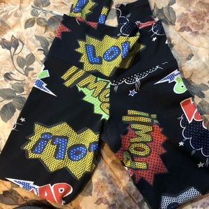 Blue body Brazil leggings